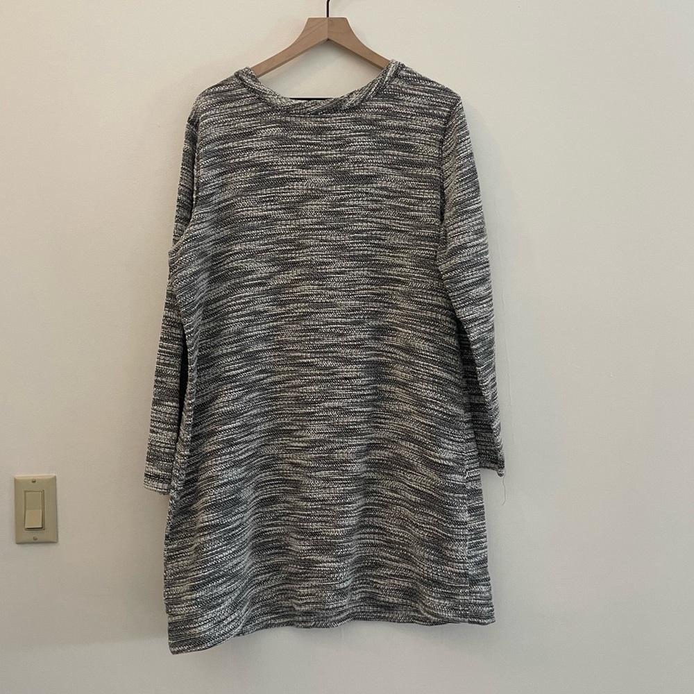 Lou and Grey Dress Grey Women’s Large Long Sleeve L